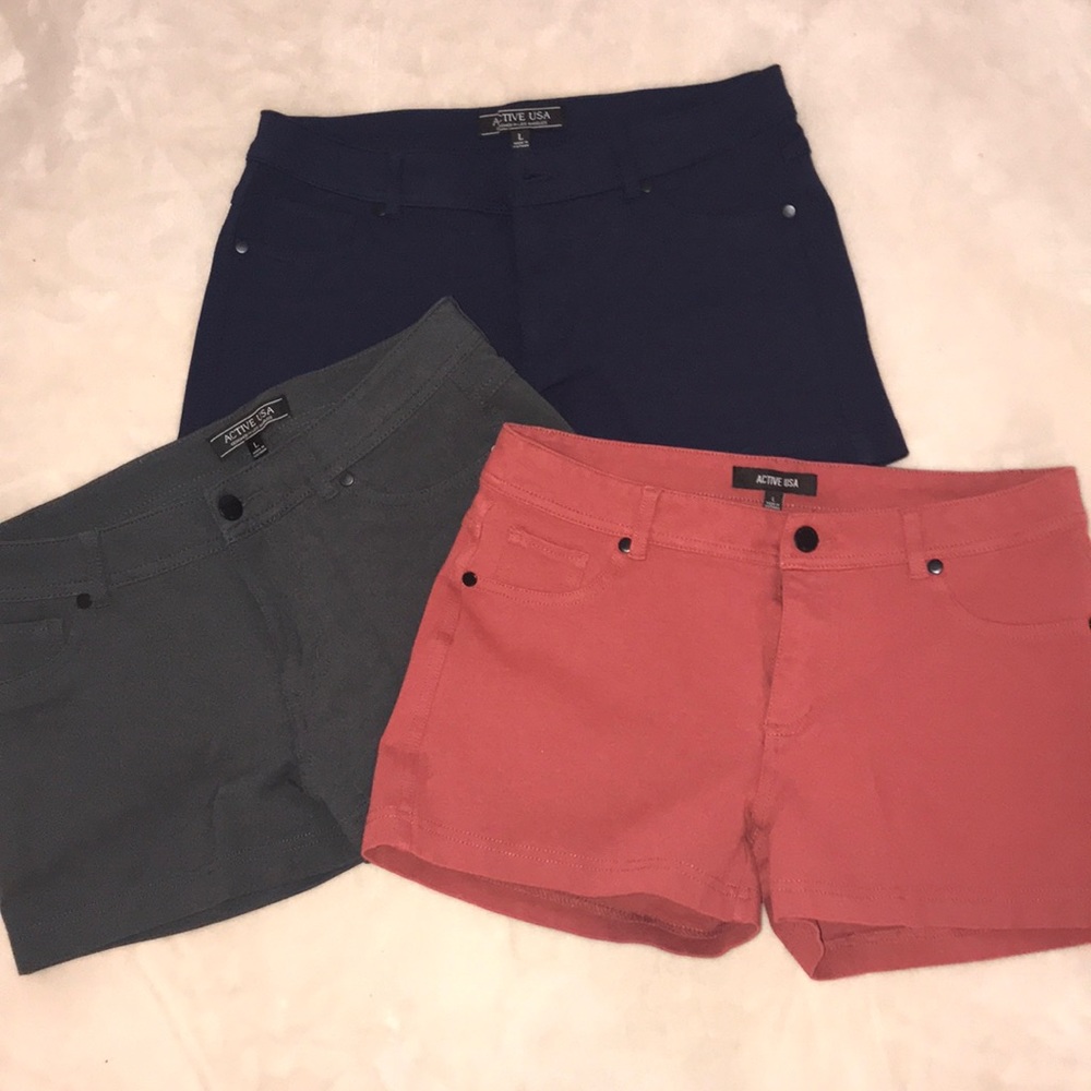 3 pair short shorts. EUC
